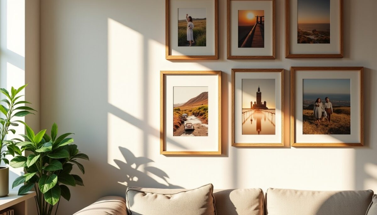 Sublimer son intérieur : astuces pour décorer avec des cadres photo en bois