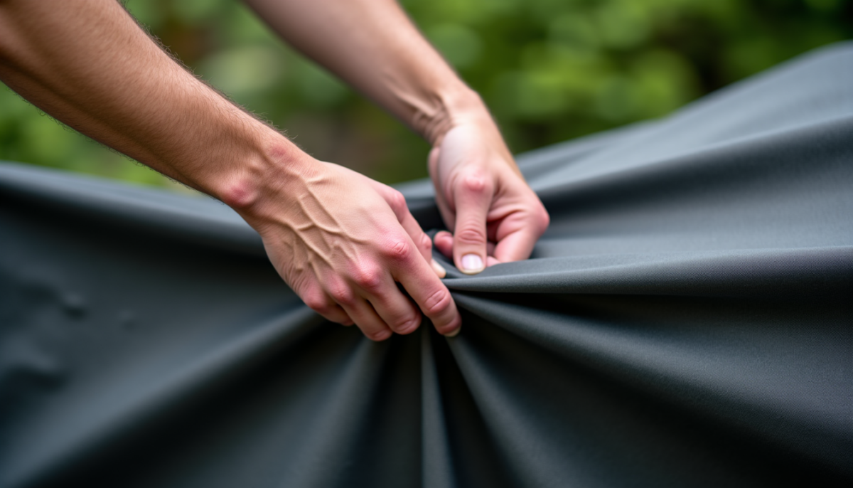 Installer une housse de protection imperméable : méthode en 5 étapes